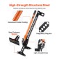 VEVOR Farm Jack, 91,5 cm Utility High Lift Farm Jack, 3,18 Ton Capacity Ratcheting Off Road Utility Jacks, Heavy-Duty Lift Jacks με εύρος ανύψωσης 130,1-769,6 mm για τρακτέρ, φορτηγό, SUV