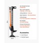 VEVOR Farm Jack, 91,5 cm Utility High Lift Farm Jack, 3,18 Ton Capacity Ratcheting Off Road Utility Jacks, Heavy-Duty Lift Jacks με εύρος ανύψωσης 130,1-769,6 mm για τρακτέρ, φορτηγό, SUV