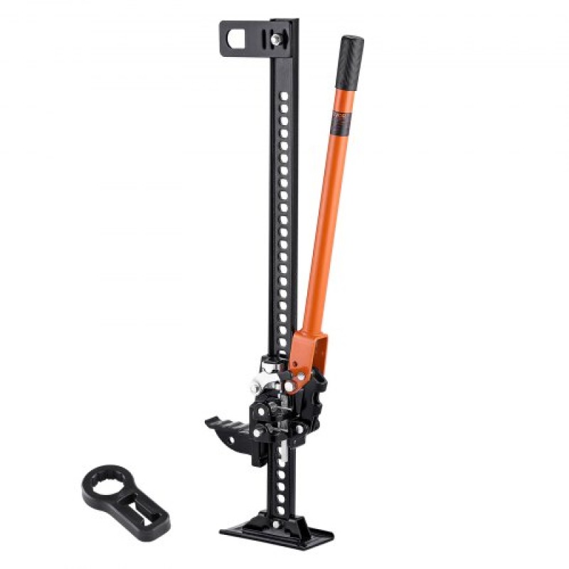VEVOR Farm Jack, 91,5 cm Utility High Lift Farm Jack, 3,18 Ton Capacity Ratcheting Off Road Utility Jacks, Heavy-Duty Lift Jacks με εύρος ανύψωσης 130,1-769,6 mm για τρακτέρ, φορτηγό, SUV