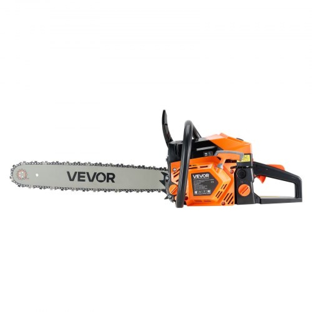 VEVOR 62 cc Αλυσοπρίονο αερίου, αλυσοπρίονο 20 ιντσών με τροφοδοσία αερίου, ηλεκτρικό αλυσοπρίονο 3,6 HP με αντιολισθητική λαβή, αλυσοπρίονα αερίου με διπλές δεξαμενές καυσίμου, για κοπή ξύλου, κοπή δέντρων και καθαρισμό γης