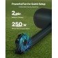 Φουσκωτή οθόνη ταινίας VEVOR 20 ft, 600D φουσκωτή οθόνη προβολής που πλένεται με φορητή τσάντα αποθήκευσης, εύκολη ρύθμιση 16:9 Προβολέας ταινιών για εξωτερική αυλή, οικιακό κινηματογράφο, θεματικό πάρτι, διασκέδαση στην πισίνα