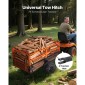 VEVOR Garden Utility Trailer, 28 Cu.Ft.& 800kg, τρέιλερ ATV UTV, Ρυμουλκούμενα πίσω από χάλυβα Dump Trailers, Αφαιρούμενο πίσω πλαίσιο, Ρυμουλκούμενα βαρέως τύπου πίσω από την αυλή για χλοοκοπτικά τρακτέρ Garden Waste