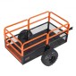 VEVOR Garden Utility Trailer, 28 Cu.Ft.& 800kg, τρέιλερ ATV UTV, Ρυμουλκούμενα πίσω από χάλυβα Dump Trailers, Αφαιρούμενο πίσω πλαίσιο, Ρυμουλκούμενα βαρέως τύπου πίσω από την αυλή για χλοοκοπτικά τρακτέρ Garden Waste