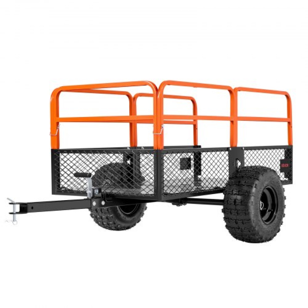 VEVOR Garden Utility Trailer, 28 Cu.Ft.& 800kg, τρέιλερ ATV UTV, Ρυμουλκούμενα πίσω από χάλυβα Dump Trailers, Αφαιρούμενο πίσω πλαίσιο, Ρυμουλκούμενα βαρέως τύπου πίσω από την αυλή για χλοοκοπτικά τρακτέρ Garden Waste