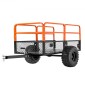 VEVOR Garden Utility Trailer, 28 Cu.Ft.& 800kg, τρέιλερ ATV UTV, Ρυμουλκούμενα πίσω από χάλυβα Dump Trailers, Αφαιρούμενο πίσω πλαίσιο, Ρυμουλκούμενα βαρέως τύπου πίσω από την αυλή για χλοοκοπτικά τρακτέρ Garden Waste