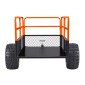 VEVOR Garden Utility Trailer, 28 Cu.Ft.& 800kg, τρέιλερ ATV UTV, Ρυμουλκούμενα πίσω από χάλυβα Dump Trailers, Αφαιρούμενο πίσω πλαίσιο, Ρυμουλκούμενα βαρέως τύπου πίσω από την αυλή για χλοοκοπτικά τρακτέρ Garden Waste
