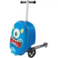 Αποσκευές VEVOR Ride-on, χωρητικότητα 20 L, 20 ιντσών βαλίτσα παιδικού σκούτερ με τροχούς flash PU, ρυθμιζόμενη λαβή & αντιολισθητική λαβή TPR, αναδιπλούμενη & ελαφριά αποσκευή σκούτερ για παιδιά ηλικίας 5+, μπλε