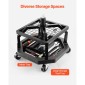 Σκαμπό VEVOR Rolling Shop, Πνευματικό Κάθισμα/Σκαμπίνι εργασίας γκαράζ με χωρητικότητα 300 λίβρες, Ρυθμιζόμενο ύψος αναρριχητικό κάθισμα, περιστρεφόμενο 360° σκαμπό εργαστηρίου με επένδυση με τροχούς, για γκαράζ, κατάστημα και επισκευή αυτοκινήτων