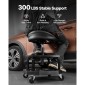 Σκαμπό VEVOR Rolling Shop, Πνευματικό Κάθισμα/Σκαμπίνι εργασίας γκαράζ με χωρητικότητα 300 λίβρες, Ρυθμιζόμενο ύψος αναρριχητικό κάθισμα, περιστρεφόμενο 360° σκαμπό εργαστηρίου με επένδυση με τροχούς, για γκαράζ, κατάστημα και επισκευή αυτοκινήτων