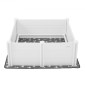 Κουτί VEVOR Dogs Whelping Box, 48 x 48 x 18,1 ιντσών, Πλαστικό PVC κουτάβια παρκοκρέβατο με ρυθμιζόμενη πόρτα και πλενόμενο μαξιλαράκι ούρων, αντιπαραμορφωτικό εσωτερικό κουτάβι για σκύλους μεγάλης φυλής, Milk White