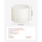 VEVOR Drum Lamp Shade 2 Set, 13 in Top x 13 in Bottom x 10 in High, Medium Drum Len αμπαζούρ, Ανταλλακτικό φωτιστικό για επιτραπέζια φωτιστικά Φωτιστικά δαπέδου Κρεμαστά φώτα, Απαιτείται εύκολη συναρμολόγηση (ελαφρύ λινό)