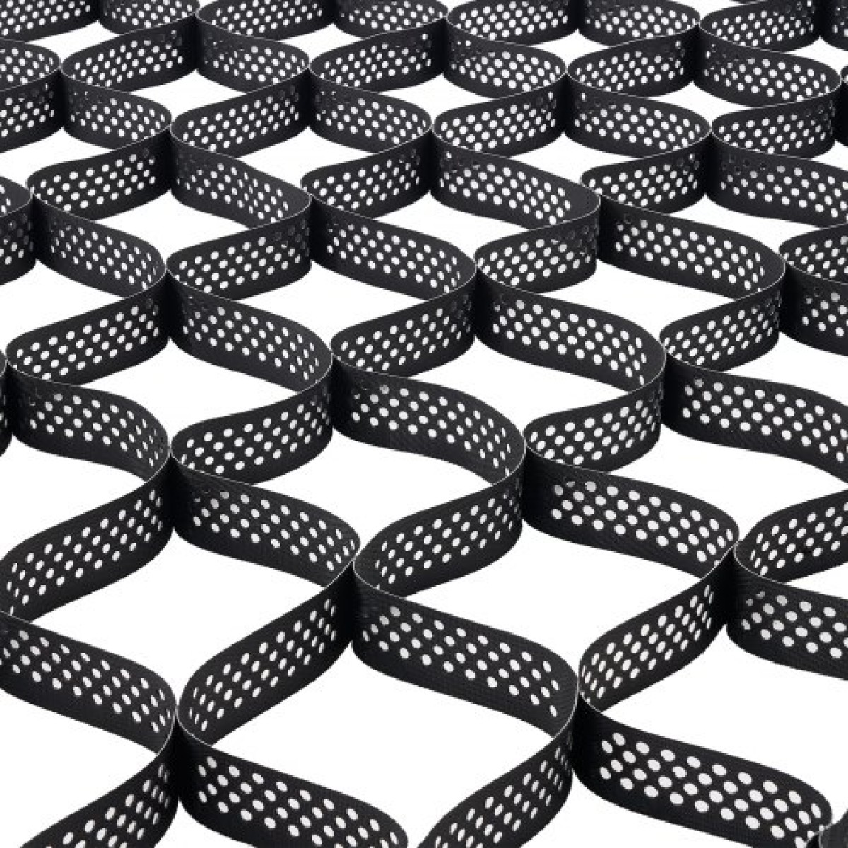 VEVOR Gravel Grid, 3 Inch Depth, 24,93 x 9,52 FT / 7600 x 2900 mm, 1880 LBS Per Sq ft Grass Ground Retainer, Permeable Geo Grids Driveway Stabilization, for Garden, Patio, Walkway, RV Parking Slopes