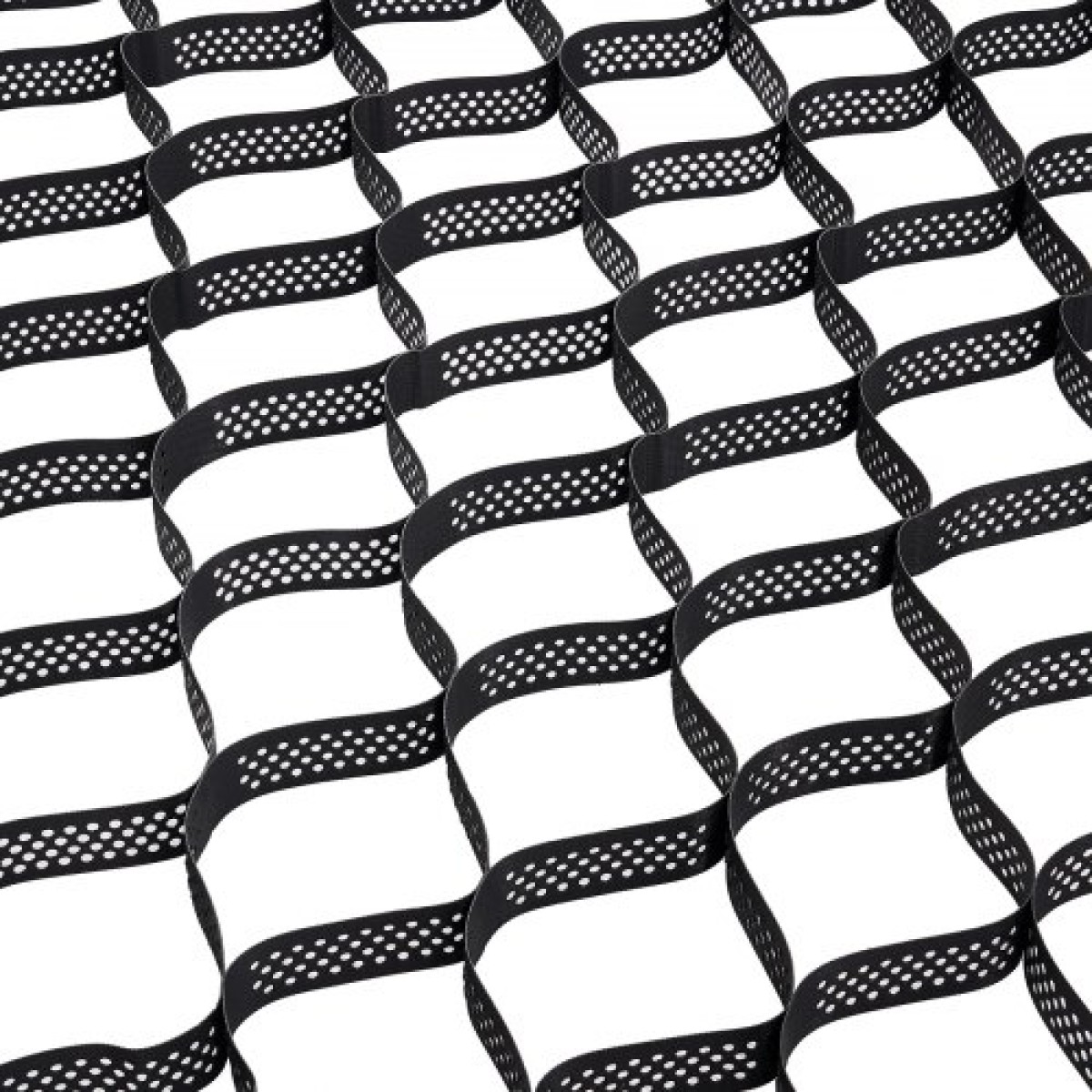 VEVOR Gravel Grid, 3 Inch Depth, 24,93 x 9,52 FT / 7600 x 2900 mm, 1880 LBS Per Sq ft Grass Ground Retainer, Permeable Geo Grids Driveway Stabilization, for Garden, Patio, Walkway, RV Parking Slopes