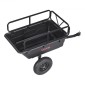 VEVOR Garden Utility Trailer, 10 Cu.Ft 227 kg, τρέιλερ μεταφοράς ATV UTV, Ρυμούλκηση πίσω από το καλάθι Poly Dump με ελαστικά 16", πεντάλ χειρός ή ποδιού, ρυμουλκούμενα βαρέως τύπου για χλοοκοπτικά τρακτέρ Garden Waste