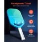 VEVOR Pickleball Paddle με Aero Throat, T700 Carbon Fiber Surface & Honeycomb Core, Professional Pickleball Paddle με αυξημένη ισχύ & έλεγχο & περιστροφή, Pickle Ball ρακέτα για ενήλικες, άνδρες και γυναίκες