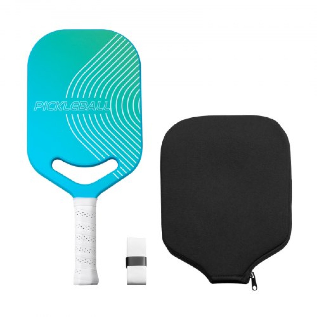 VEVOR Pickleball Paddle με Aero Throat, T700 Carbon Fiber Surface & Honeycomb Core, Professional Pickleball Paddle με αυξημένη ισχύ & έλεγχο & περιστροφή, Pickle Ball ρακέτα για ενήλικες, άνδρες και γυναίκες
