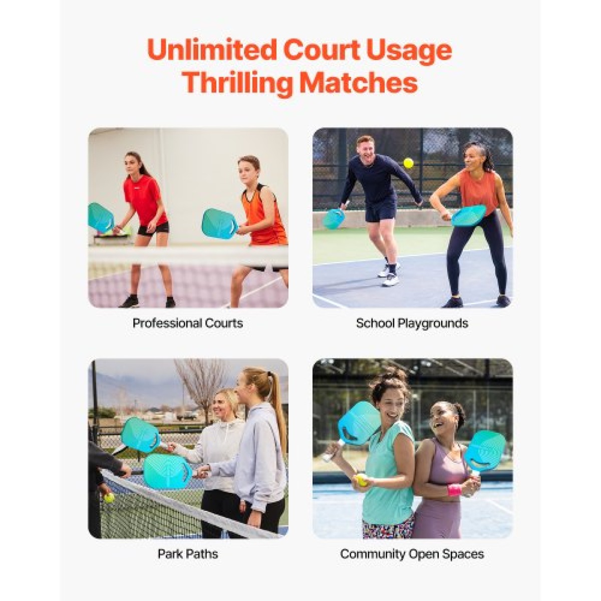 VEVOR Pickleball Paddle με Aero Throat, T700 Carbon Fiber Surface & Honeycomb Core, Professional Pickleball Paddle με αυξημένη ισχύ & έλεγχο & περιστροφή, Pickle Ball ρακέτα για ενήλικες, άνδρες και γυναίκες
