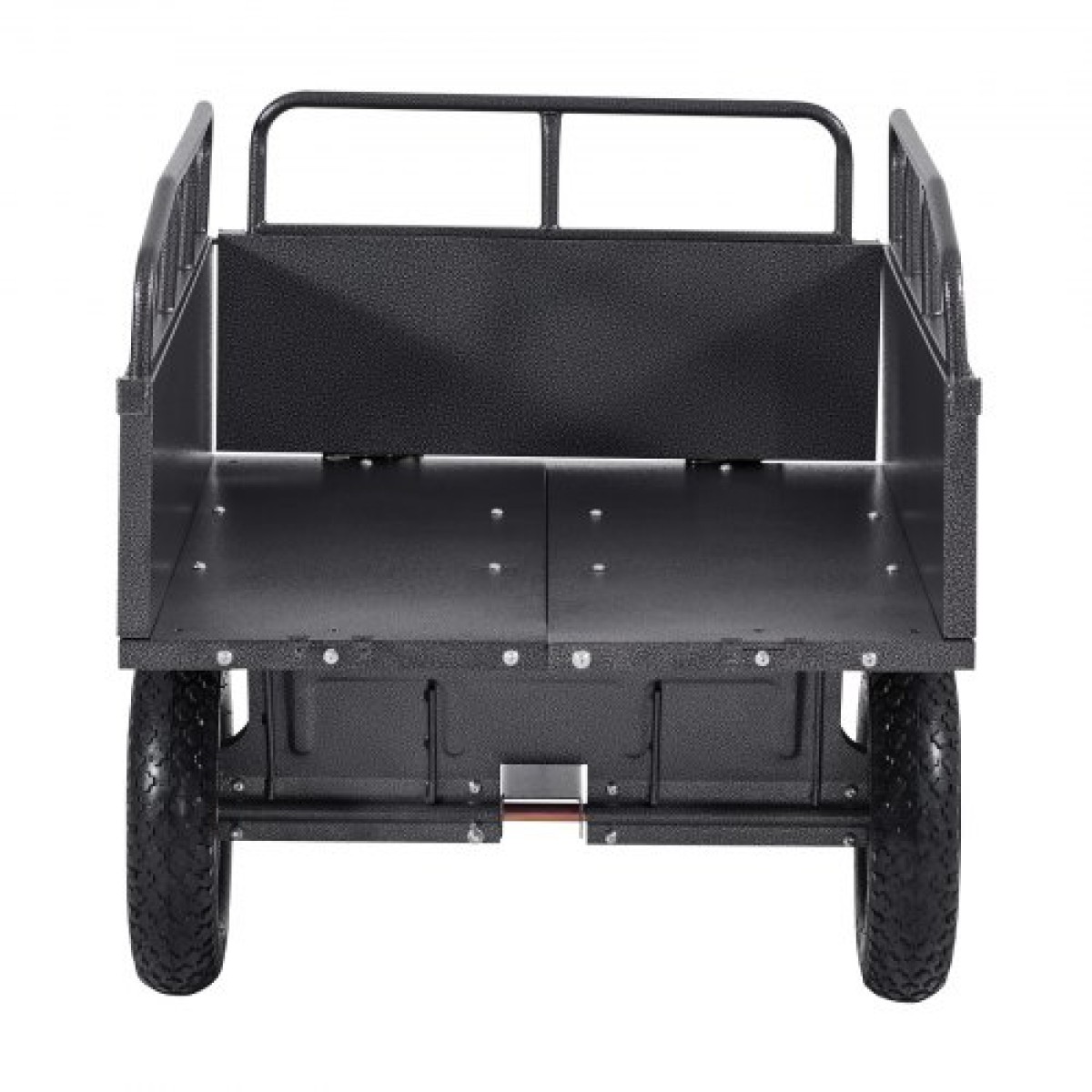 VEVOR Garden Utility Trailer, 10 Cu.Χωρητικότητα Ft & 227 kg, τρέιλερ μεταφοράς ATV UTV, ρυμούλκηση πίσω από χαλύβδινο καρότσι με ελαστικά 14", πεντάλ χειρός ή ποδιού, ρυμουλκούμενα βαρέως τύπου Yard για τρακτέρ χλοοκοπτικών