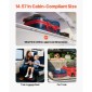 VEVOR Ride-on Baggage, χωρητικότητα 26 L, 18 ίντσες ρυμούλκηση κατά μήκος των μικρών αποσκευών μεταφορά με ρόδες, ρυθμιζόμενο ιμάντα ώμου, ελαφριά παιδική βαλίτσα ιππασίας για αγόρια και κορίτσια ηλικίας 3+, μπλε & λευκό