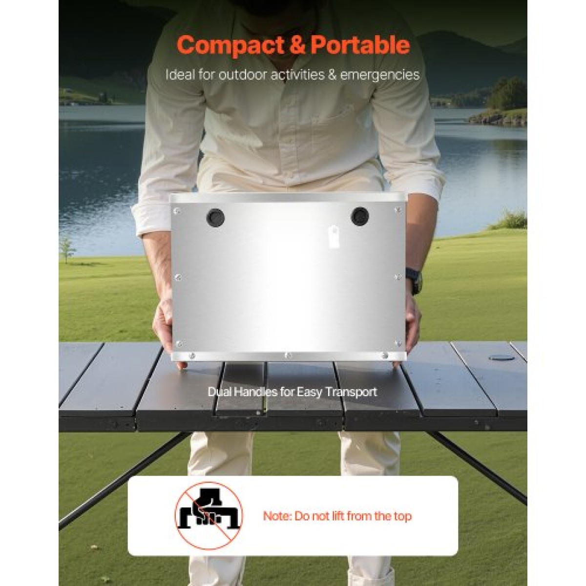 VEVOR Battery Box, Group 24/31 Trolling Motor Battery Box, Θήκη μπαταριών Marine με τρύπες καλωδίων από καουτσούκ, θήκη αποθήκευσης κελύφους από κράμα αλουμινίου, εύκολη εγκατάσταση, για δρομείς εκτός δρόμου, φορτηγά