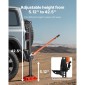 VEVOR Farm Jack with Base, 122cm Utility High Lift Farm Jack, 3,18 Ton Capacity Ratcheting Off Road Utility Jacks, Heavy-Duty Jacks Lift with 130,1-1079,5 mm Range Lifting for Tractor, Truck, SUV