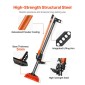 VEVOR Farm Jack with Base, 122cm Utility High Lift Farm Jack, 3,18 Ton Capacity Ratcheting Off Road Utility Jacks, Heavy-Duty Jacks Lift with 130,1-1079,5 mm Range Lifting for Tractor, Truck, SUV