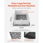 VEVOR Dogs Whelping Box, 38,6 x 38,6 x 18,1 ιντσών, πλαστικό PVC κουτάβια παρκοκρέβατο με ρυθμιζόμενη ύψος πόρτας και πλενόμενο μαξιλαράκι κατούρησης, στυλό παιχνιδιού για κουτάβια εσωτερικού χώρου κατά της παραμόρφωσης για σκύλους μέσης φυλής, Milk White