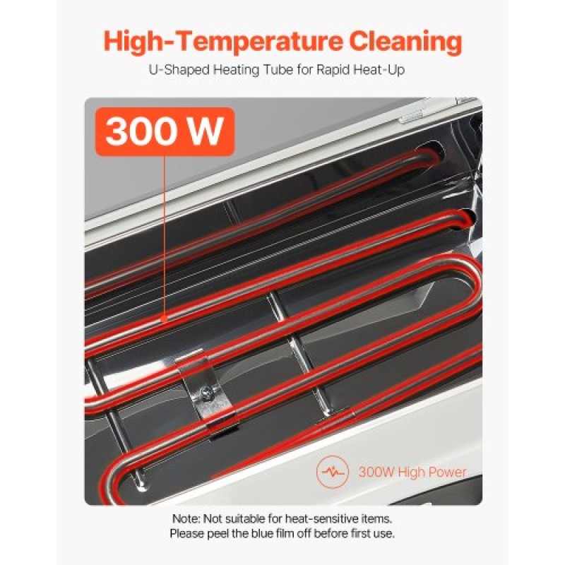 VEVOR High Temperature Autoclave Machine, 2L, 300W High Temperature Cleaner Machine Box με ρυθμιζόμενη θερμοκρασία και χρόνο, Καθαριστικό εργαλείων ντουλαπιών ξηρής θερμότητας για εργαστήρια, σπίτι, νύχια και ινστιτούτα αισθητικής