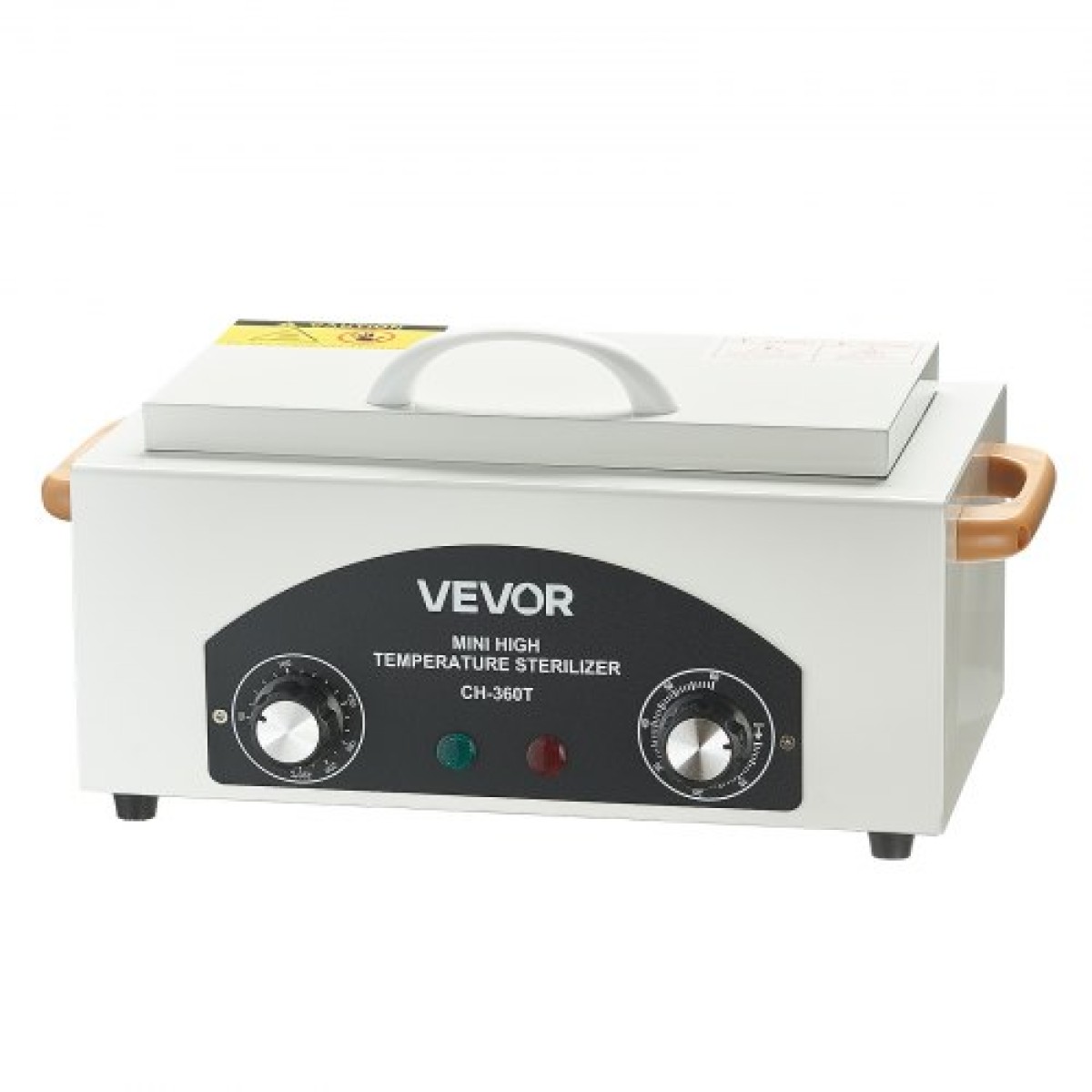 VEVOR High Temperature Autoclave Machine, 2L, 300W High Temperature Cleaner Machine Box με ρυθμιζόμενη θερμοκρασία και χρόνο, Καθαριστικό εργαλείων ντουλαπιών ξηρής θερμότητας για εργαστήρια, σπίτι, νύχια και ινστιτούτα αισθητικής