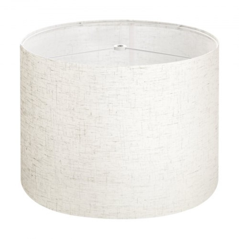 Φωτιστικό VEVOR Drum Drum, 13 in Top x 13 in Bottom x 10 in High, Medium Drum Len αμπαζούρ, Ανταλλακτικό φωτιστικό για επιτραπέζια φωτιστικά Φωτιστικά δαπέδου Κρεμαστά φώτα, Απαιτείται εύκολη συναρμολόγηση (ελαφρύ λινό)