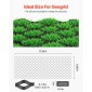 VEVOR Gravel Grid, 3 Inch Depth, 17,06 x 8,86 FT / 5200 x 2700 mm, 1880 LBS Per Sq ft Grass Ground Retainer, Permeable Geo Grids Driveway Stabilization, for Garden, Patio, Walkway, RV Parking Slopes