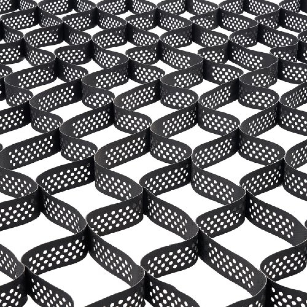 VEVOR Gravel Grid, 3 Inch Depth, 17,06 x 8,86 FT / 5200 x 2700 mm, 1880 LBS Per Sq ft Grass Ground Retainer, Permeable Geo Grids Driveway Stabilization, for Garden, Patio, Walkway, RV Parking Slopes