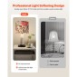 VEVOR Drum Lamp Shade 2 Set, 13 in Top x 13 in Bottom x 10 in High, Medium Drum Len αμπαζούρ, Ανταλλακτικό φωτιστικό για επιτραπέζια φωτιστικά Φωτιστικά δαπέδου Κρεμαστά φώτα, Απαιτείται εύκολη συναρμολόγηση (Σκούρο λουλουδάτο)