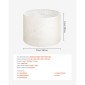 VEVOR Drum Lamp Shade 2 Set, 16 in Top x 16 in Bottom x 12 in High, Large Lampshade with Harp, Ανταλλακτικό φωτιστικό για επιτραπέζια φωτιστικά Φωτιστικά δαπέδου Κρεμαστά φώτα, Απαιτείται εύκολη συναρμολόγηση (ελαφρύ λινό)