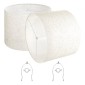 VEVOR Drum Lamp Shade 2 Set, 16 in Top x 16 in Bottom x 12 in High, Large Lampshade with Harp, Ανταλλακτικό φωτιστικό για επιτραπέζια φωτιστικά Φωτιστικά δαπέδου Κρεμαστά φώτα, Απαιτείται εύκολη συναρμολόγηση (ελαφρύ λινό)