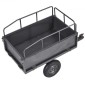 VEVOR Garden Utility Trailer, 17 Cu.Χωρητικότητα Ft & 272 kg, τρέιλερ μεταφοράς ATV UTV, Ρυμούλκηση πίσω από χαλύβδινο καρότσι με ελαστικά 16", πεντάλ χειρός ή ποδιού, ρυμουλκούμενα βαρέως τύπου Yard για τρακτέρ χλοοκοπτικών
