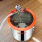 VEVOR 11,36 L Θάλαμος κενού με αντλία, 110 L/min, ανοξείδωτος χάλυβας, κιτ θαλάμου απαέρωσης, αντλία κενού μονού σταδίου, καπάκι από σκληρυμένο γυαλί, σωλήνας 1,5 m, λάδι, για σταθεροποίηση ρητίνης σιλικόνης απαερίωσης ξύλου