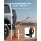 VEVOR Farm Jack with Base, 152,5 cm Utility High Lift Farm Jack, 3,18 Ton Capacity Ratcheting Off Road Utility Jacks, Heavy-Duty Lift Jacks με εύρος ανύψωσης 130,1-1380 mm για τρακτέρ, φορτηγό, SUV