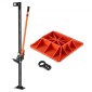 VEVOR Farm Jack with Base, 152,5 cm Utility High Lift Farm Jack, 3,18 Ton Capacity Ratcheting Off Road Utility Jacks, Heavy-Duty Lift Jacks με εύρος ανύψωσης 130,1-1380 mm για τρακτέρ, φορτηγό, SUV