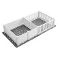 VEVOR Dogs Whelping Box, 93,3x48,4x18,1 ιντσών, πλαστικό PVC κουτάβια παρκοκρέβατο με ρυθμιζόμενο ύψος πόρτα και πλενόμενο μαξιλαράκι ούρων, διάταξη 2 δωματίων Εσωτερικό κουτάβι για σκύλους πολύ μεγάλης φυλής, Milk White