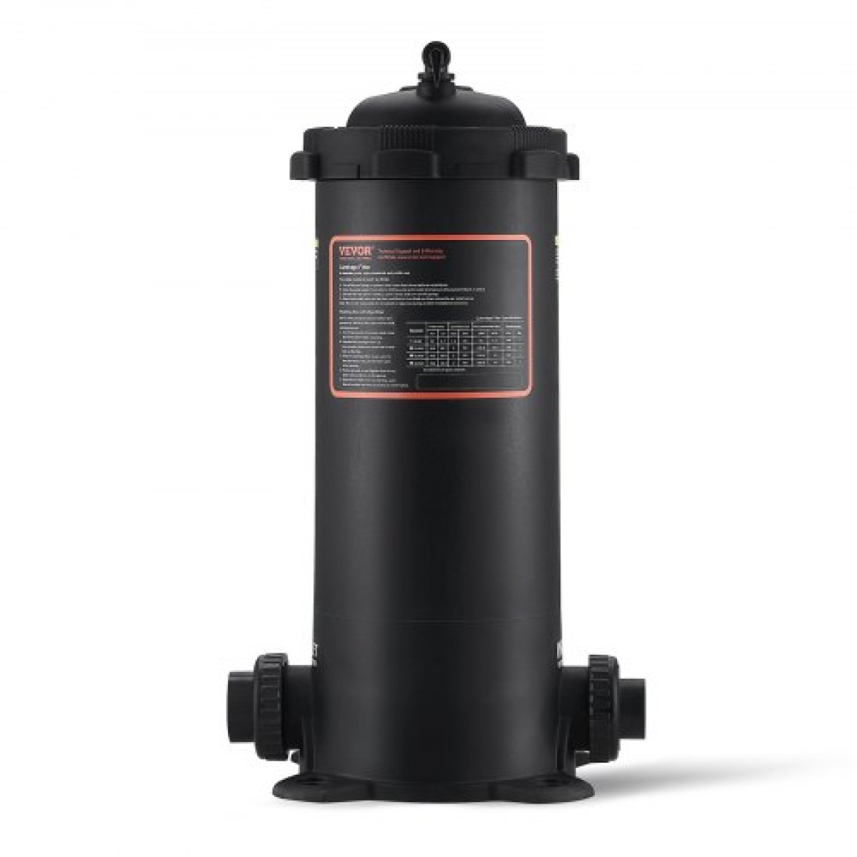 Φίλτρο πισίνας VEVOR Cartridge, 4,6 τ.μ. φίλτρο εσωτερικού χώρου φίλτρου πισίνας, σύστημα φίλτρου πάνω από το έδαφος πισίνας με φίλτρο αναβάθμισης & στεγανό περίβλημα, για υδρομασάζ, σπα, φουσκωτή πισίνα