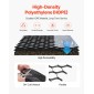 VEVOR Gravel Grid, 2 inch Depth, 32,81 x 9,84 FT / 10000 x 3000 mm, 1880 LBS Per Sq ft Grass Ground Retainer, Permeable Geo Grids Driveway Stabilization, for Garden, Patio, Walkway, RV Parking Slopes