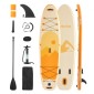 Φουσκωτό SUP Paddle Board VEVOR, 3,53m x 89cm x 15cm πλάτος Ultra-light SUP Paddle, Όλα τα αξεσουάρ περιλαμβάνονται, Αντλία, κουπί, πτερύγιο, σακίδιο πλάτης, λουρί αστραγάλου, λουρί, αντιολισθητικό κατάστρωμα για νέους, ενήλικες