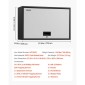 Μεταλλικό ντουλάπι τοίχου VEVOR, 77W x 30,5D x 50H cm, Πλωτό ντουλάπι εργαλείων γκαράζ με ανοδική πόρτα και ράφι, χωρητικότητα φόρτωσης 108,9 kg, Κατάλληλο για γκαράζ, υπόγειο, κουζίνα, απαιτείται συναρμολόγηση αποθήκης