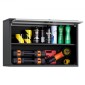 Μεταλλικό ντουλάπι τοίχου VEVOR, 77W x 30,5D x 50H cm, Πλωτό ντουλάπι εργαλείων γκαράζ με ανοδική πόρτα και ράφι, χωρητικότητα φόρτωσης 108,9 kg, Κατάλληλο για γκαράζ, υπόγειο, κουζίνα, απαιτείται συναρμολόγηση αποθήκης