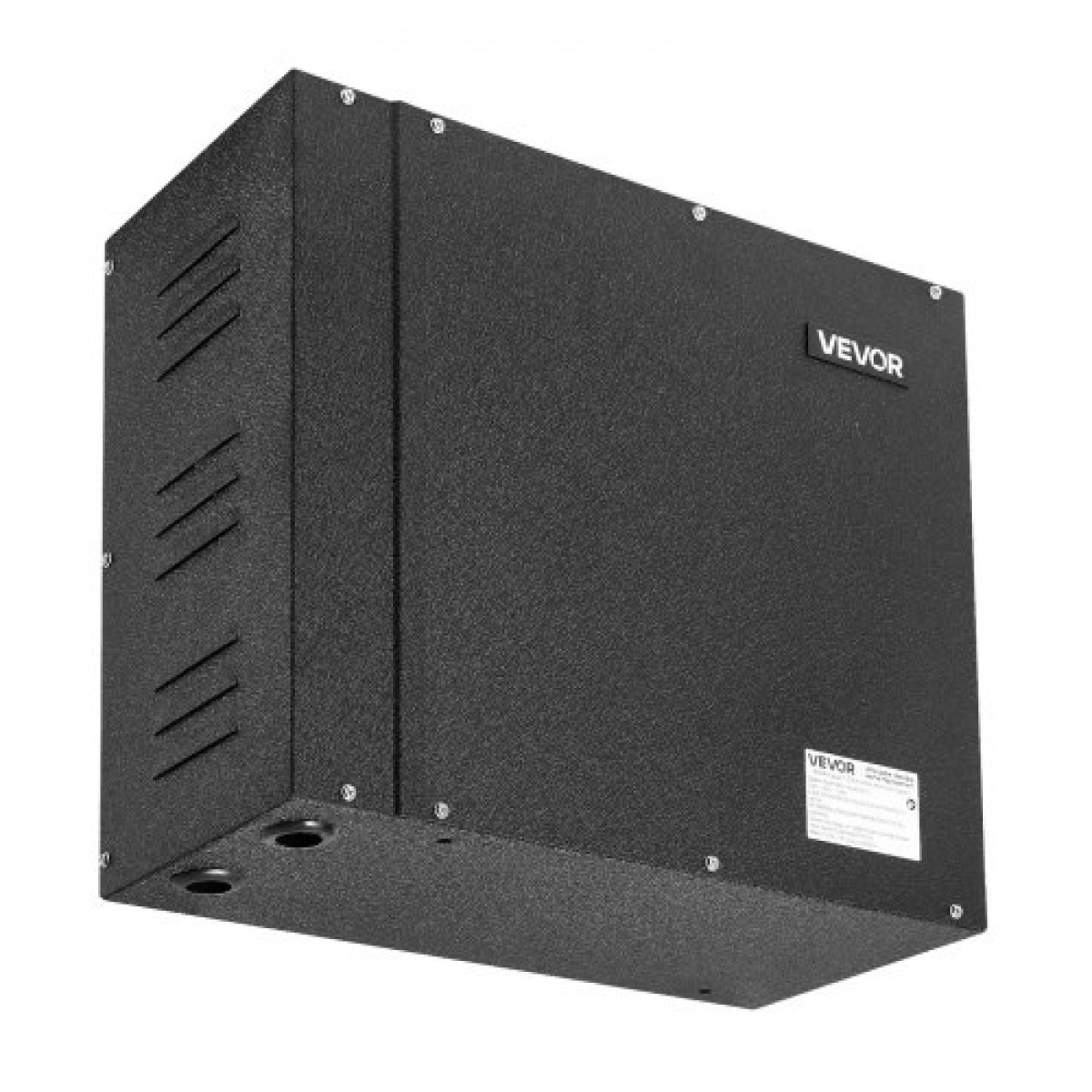 Γεννήτρια ατμού VEVOR, Σύστημα ντους ατμού 7,5 kW με ελεγκτή για σπα μπάνιου σάουνας σπιτιού, Εμπορικό κιτ αυτόματης αποστράγγισης με υπερθέρμανση, προστασία από ξηρή λειτουργία και υπερπίεση, αποτελεσματικό από 10 λεπτά έως 24 ώρες, μαύρο