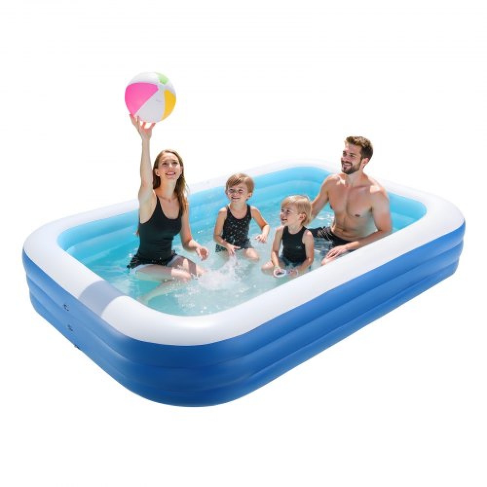 VEVOR Inflatable Pool Large Inflatable Swimming Pool for Kids, Adults, Family
