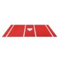 VEVOR Baseball Hitting Mat, 366x183cm Batting Cage Mat, Batters Box Turf Mats, Softball Batting Practice Equipment with Home Plate and Anti Fade Turf, Φορητό βοήθημα προπόνησης για εσωτερικούς εξωτερικούς χώρους, κόκκινο