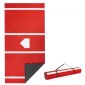 VEVOR Baseball Hitting Mat, 366x183cm Batting Cage Mat, Batters Box Turf Mats, Softball Batting Practice Equipment with Home Plate and Anti Fade Turf, Φορητό βοήθημα προπόνησης για εσωτερικούς εξωτερικούς χώρους, κόκκινο