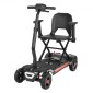 VEVOR 4-Wheel Electric Mobility Scooter για ενήλικες και ηλικιωμένους, ενσωματωμένο αναδιπλούμενο σκούτερ κινητικότητας με μεγάλη εμβέλεια 15KM, Αναπηρικό αμαξίδιο παντός εδάφους με ικανότητα αναρρίχησης 9° & μέγιστη φόρτωση 120kg